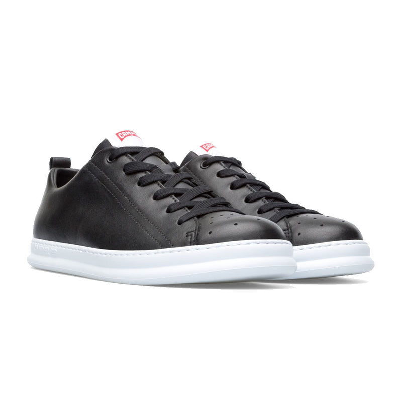 Camper Runner Sneaker (K-100226) Mens Shoes C-049 Black-White Sole