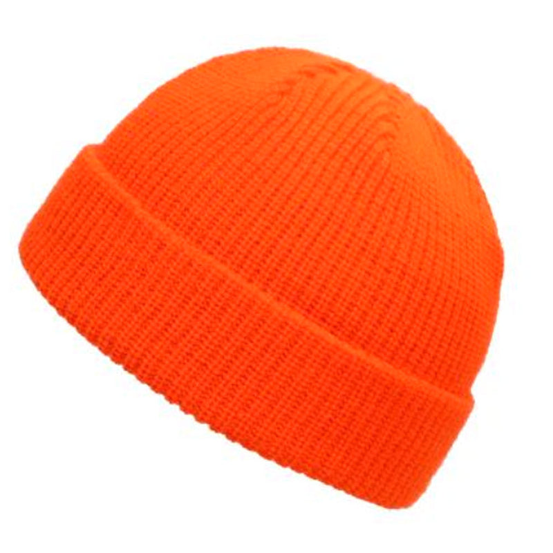 caps apparel Fisherman Unisex Beanie Men's Clothing Orange