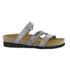 Naot Columbus Slide Sandal (7219) Womens Shoes Mirror Lthr/Gray/Black Multi Rivets
