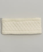 Echo Design Diamond Cable-Knit Headband Women's Clothing Cream