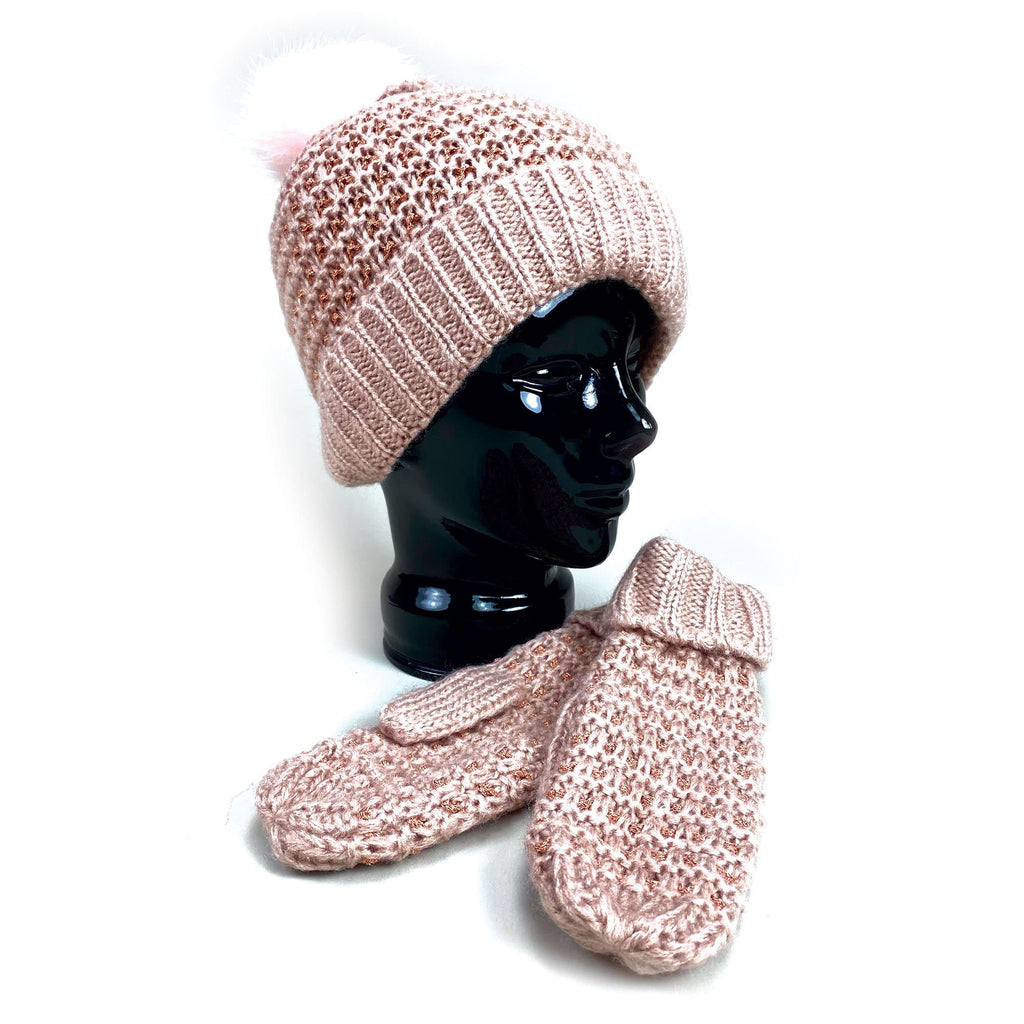 Cymbo Accessories Rose Gold Mittens Women's Clothing Rose