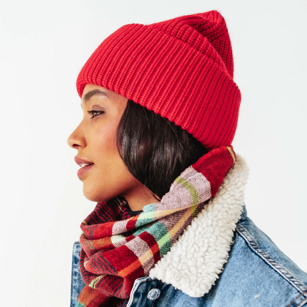 Echo Design Perfect Ribbed Beanie Women's Clothing red