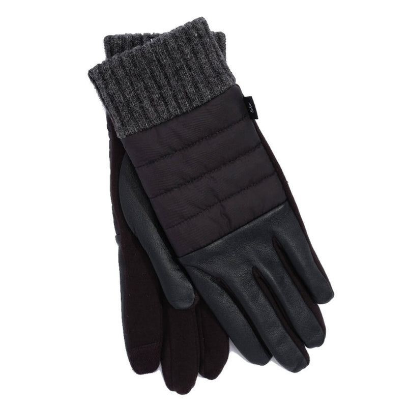 Echo Design Quilted Puffer Gloves Women's Clothing black