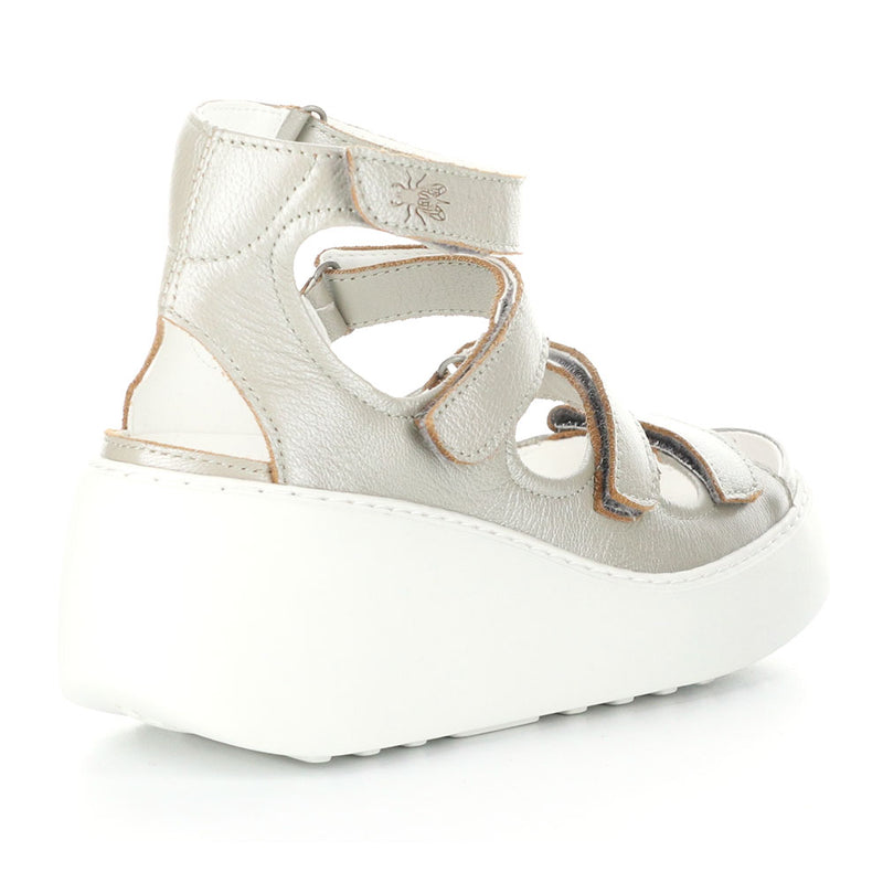 Fly London Drop Wedge Sandal Womens Shoes 