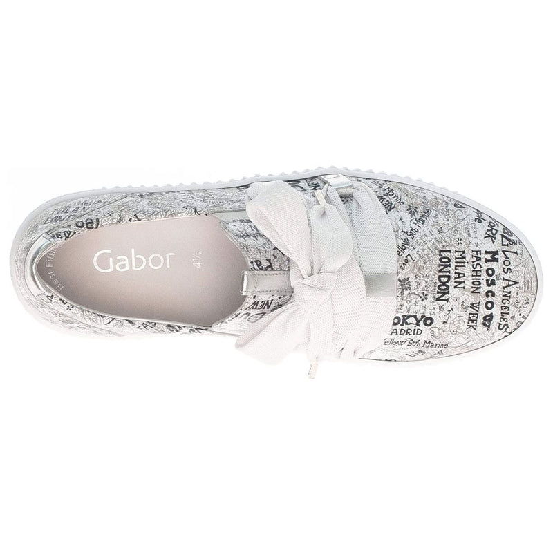 Gabor Printed Sneaker (83.333) Womens Shoes 