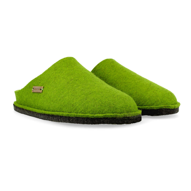 Haflinger Flair Soft Slippers Womens Shoes H36-Green