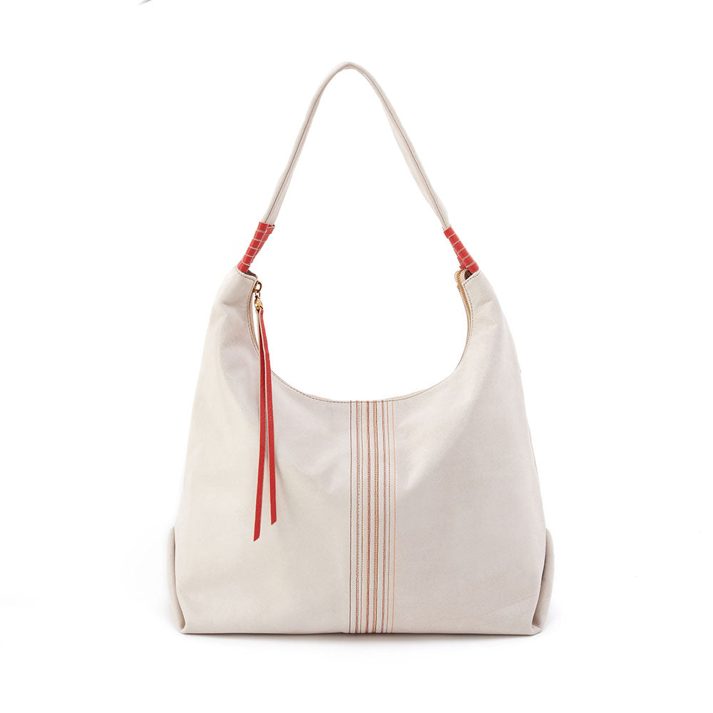 Hobo Astrid Embroidered Shoulder Bag Handbags buff