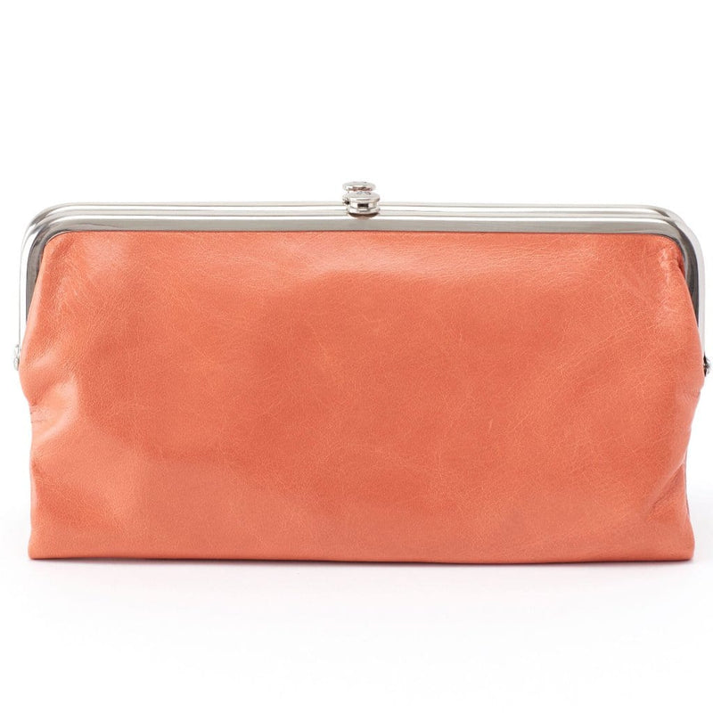 Hobo Lauren Clutch Wallet (VI-3385) Handbags Coral
