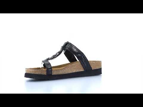 Naot Malibu Women's Beaded Leather T-strap Sandal | Simons Shoes