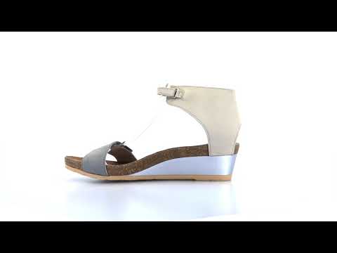 Naot Prophecy Women's Leather Closed-Back Low-Wedge Sandal Shoe