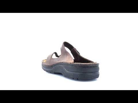 Naot Mikael Men's Adjustable Leather Strap Comfort Slide Sandal 