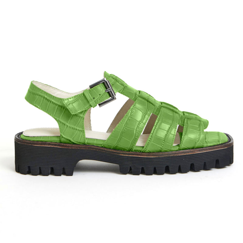 Intentionally Blank Haddie City Sandal Womens Shoes Green