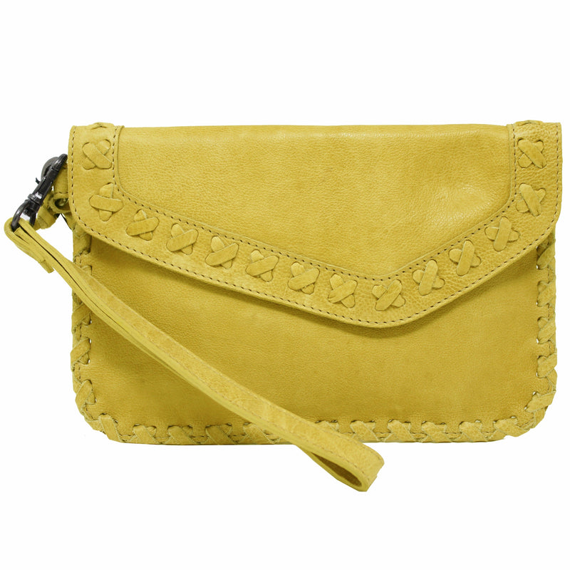 latico Marlin Wristlet Handbags Yellow