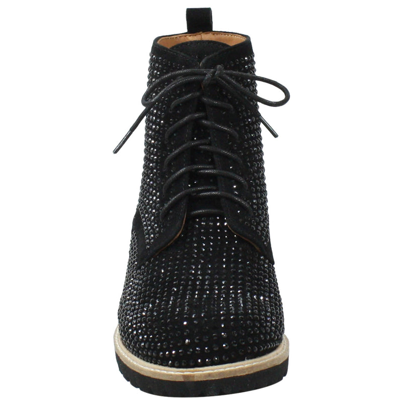 L'Amour Des Pieds Raynelle Rhinestone Bootie Womens Shoes 