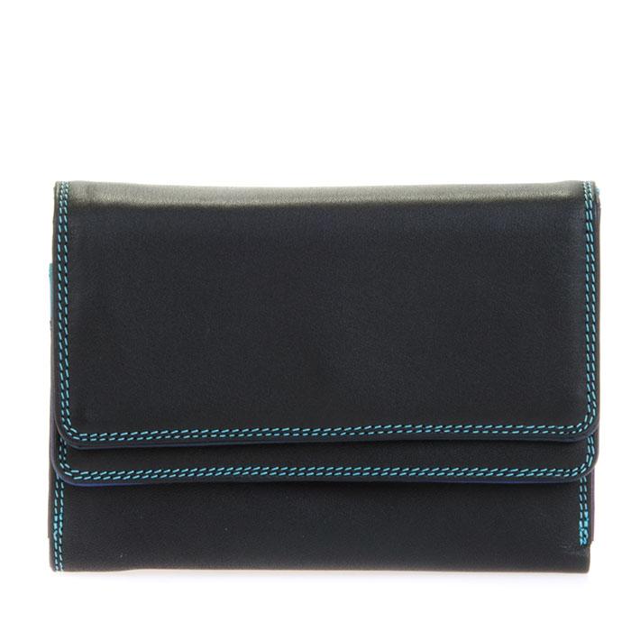 mywalit Double Flap Wallet (250) Handbags Black/pace