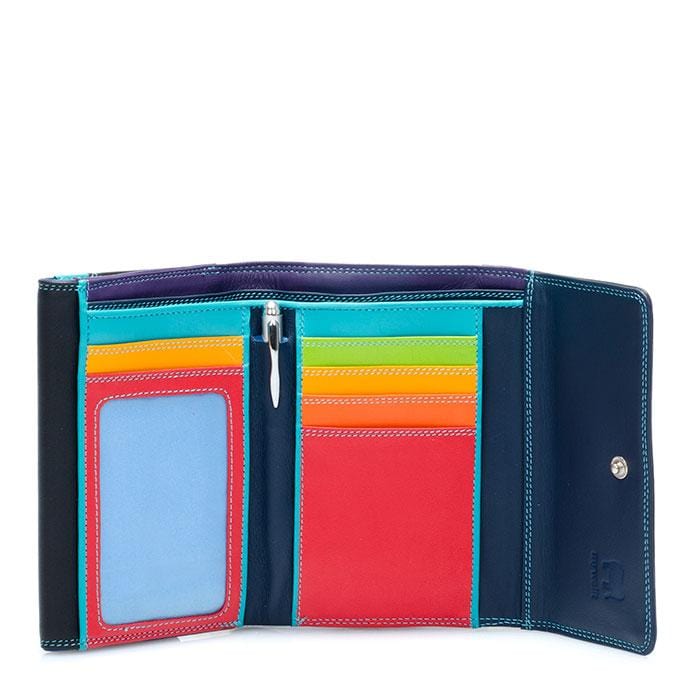Mywalit Small Women's Trifold Colorful Leather Wallet (106) | Simons Storm / N/A