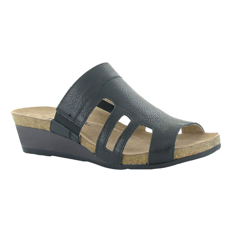 Naot Carriage Slide Sandal Womens Shoes BA6 Soft Black