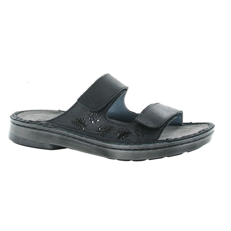 Naot Trancoso Slide Sandal Womens Shoes NYN Black Silver