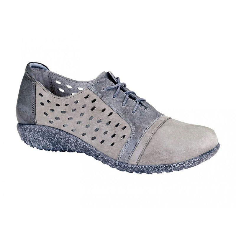 Naot Lalo Perforated Sneaker (11141) Womens Shoes Soft Gray/Vintage Slate/Tin Gray