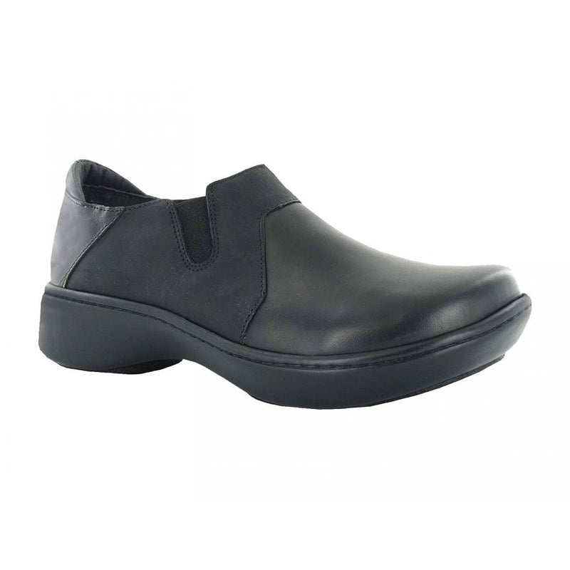 Naot Lenok Slip On Shoe (25048) Womens Shoes Black Raven/Coal/Black Madras
