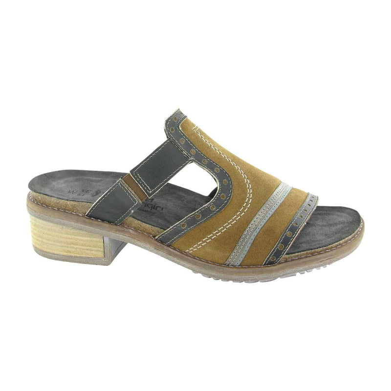 Naot Nifty Riveted Slide Sandal Womens Shoes SCY Desert