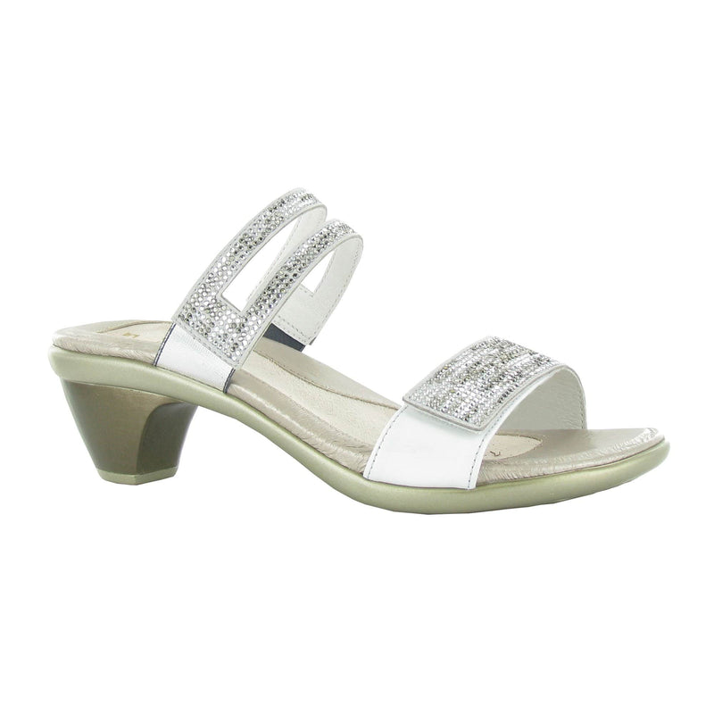 Naot Temper Sandal (44301) Womens Shoes White Multi Rivets/White Pearl Lthr