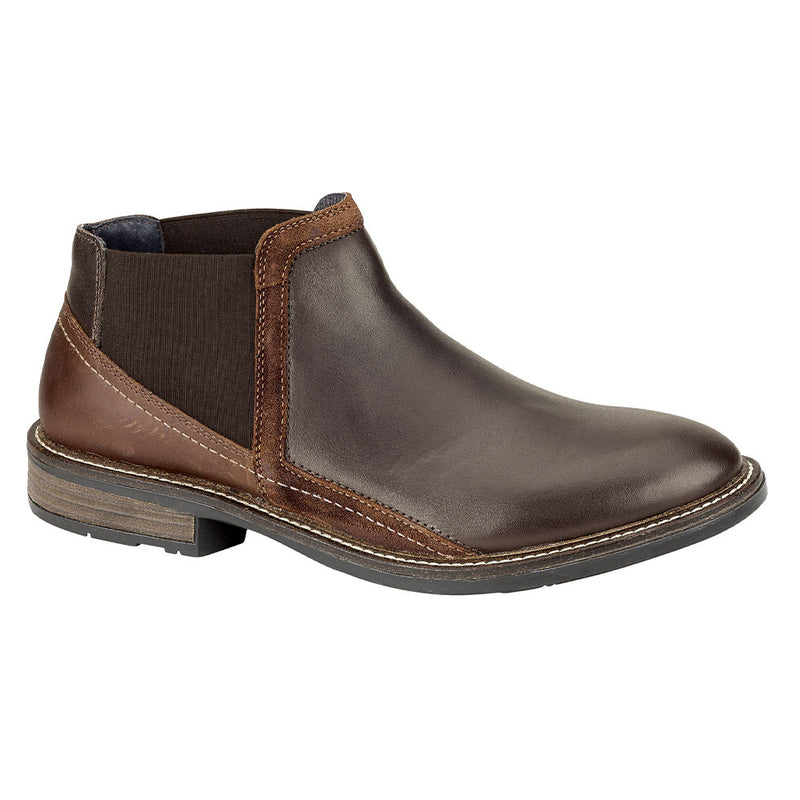 Naot Business Low Boot (80026) Mens Shoes French Roast/Saddle Brown/Seal Brown