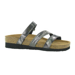Naot Columbus Slide Sandal (7219) Womens Shoes Gray/Black Multi Rivets/Metallic Onyx Lthr