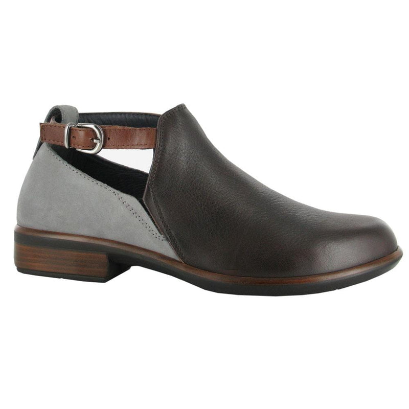 Naot Kamsin (26042) Womens Shoes Soft Brown Leather/Smoke Gray Nubuck/Soft Maple Leather