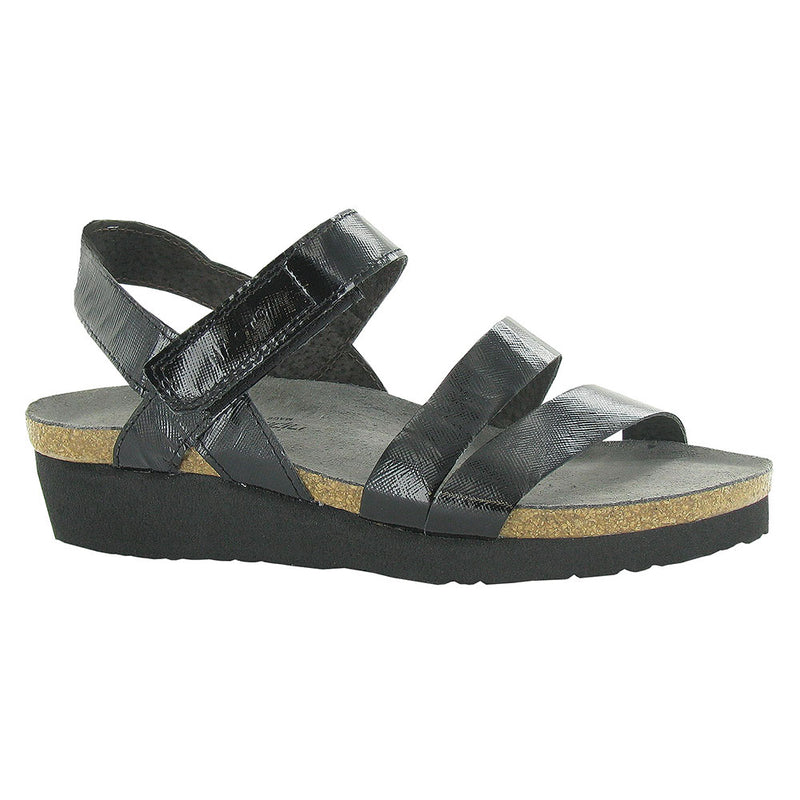 Naot Kayla Sandal (7806) Womens Shoes B96 Black Luster Lthr