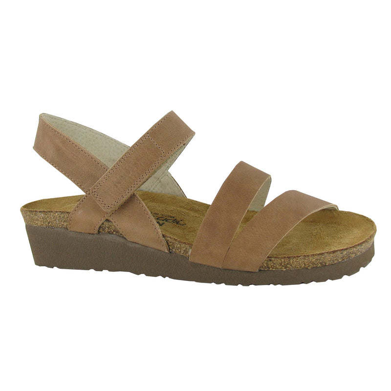 Naot Kayla Sandal Latte Brown (7806-E69) Womens Shoes Latte Brown Leather