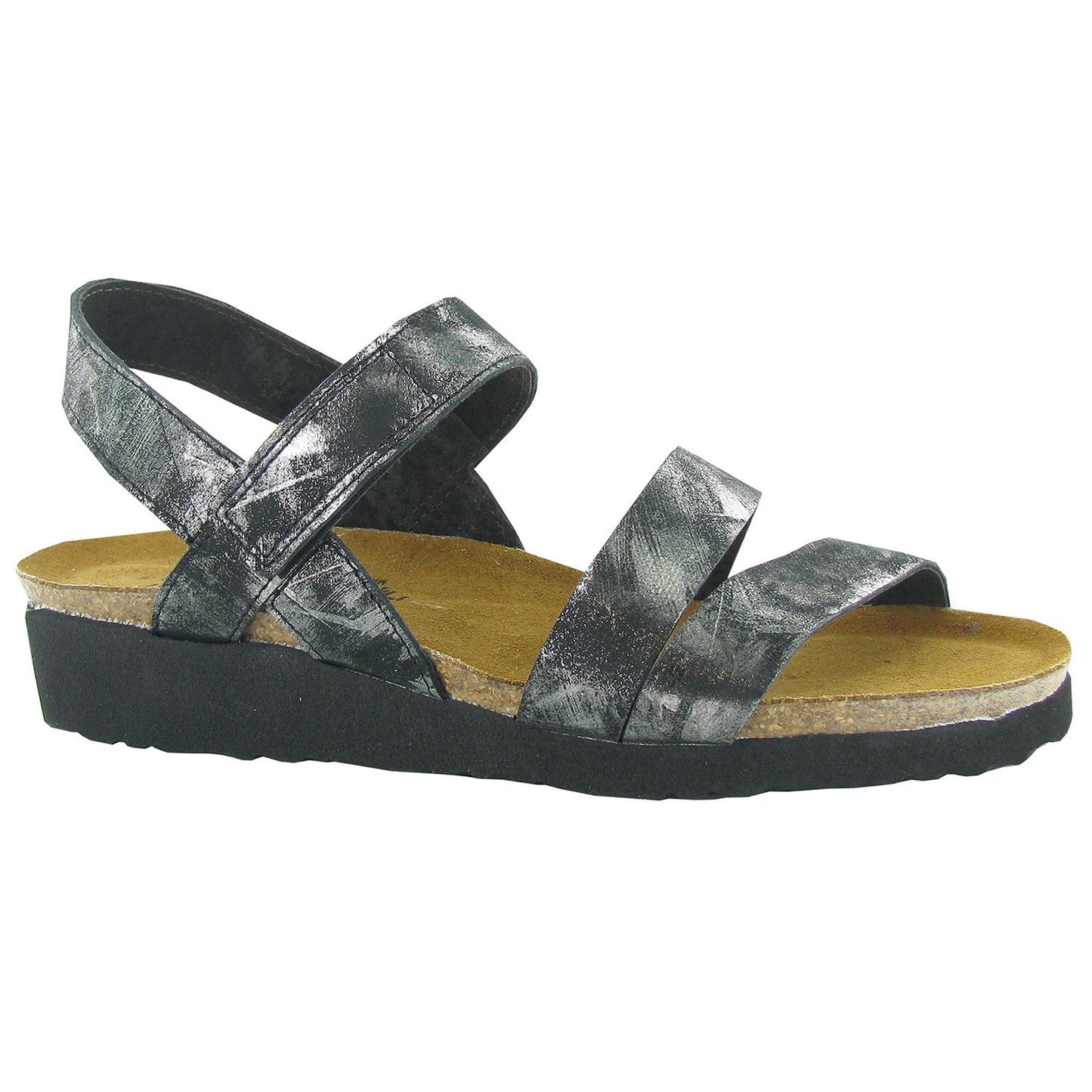 Naot Kayla Sandal Black Onyx (7806-BAB) Womens Shoes Metallic