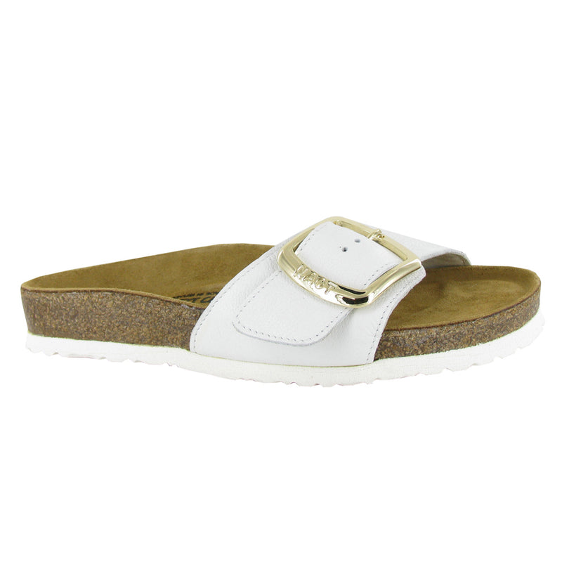 Naot Maryland Slide Sandal (7295) Womens Shoes Soft White Leather