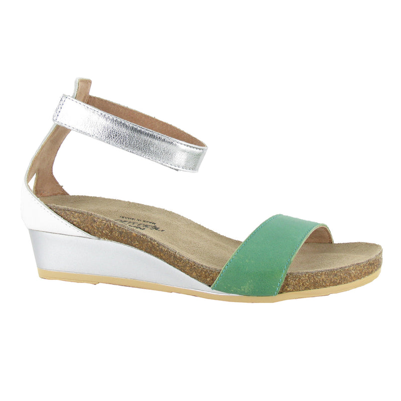 Naot Pixie Sandal (5016) Womens Shoes Jade/White/Silver