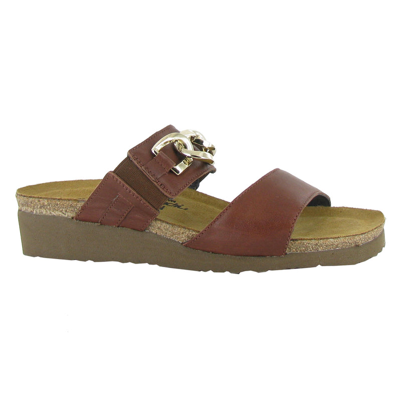 Naot Victoria Sandal Womens Shoes Soft Chestnut Leather