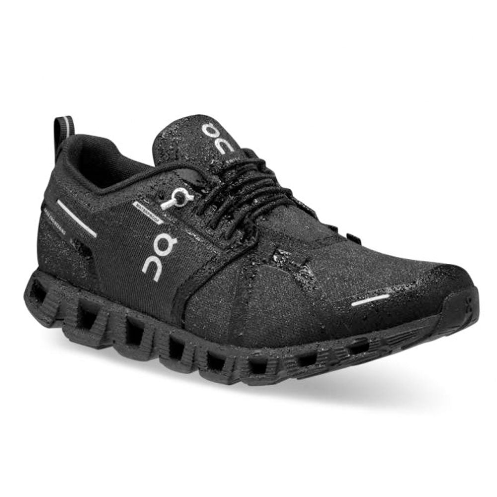 ON Running Cloud 5 Waterproof Running Shoe Womens Shoes All Black