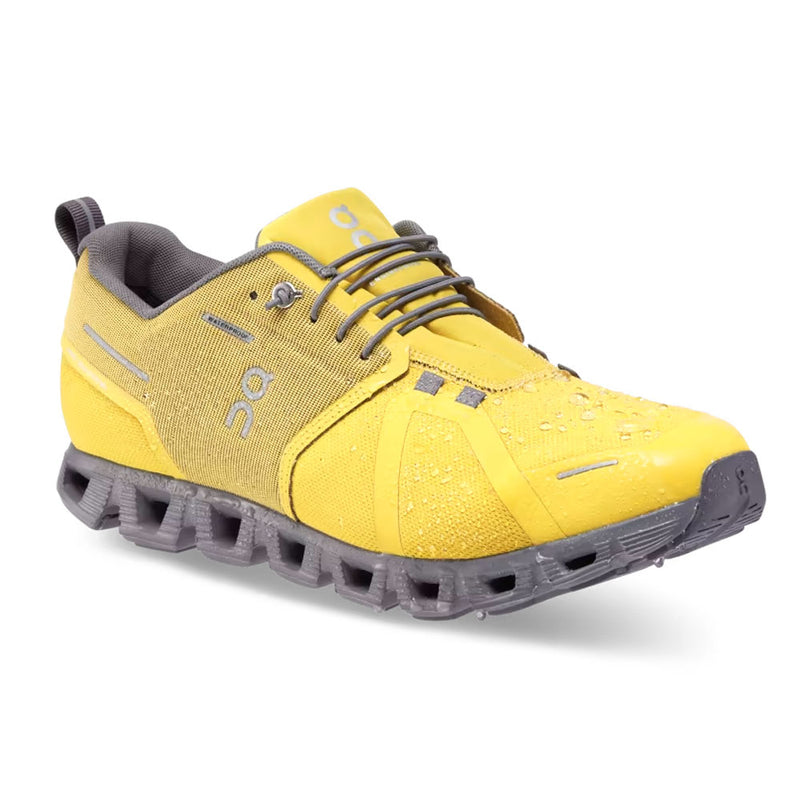 ON Running Cloud 5 Waterproof Men's Running Sneaker Mens Shoes Mustard/Rock