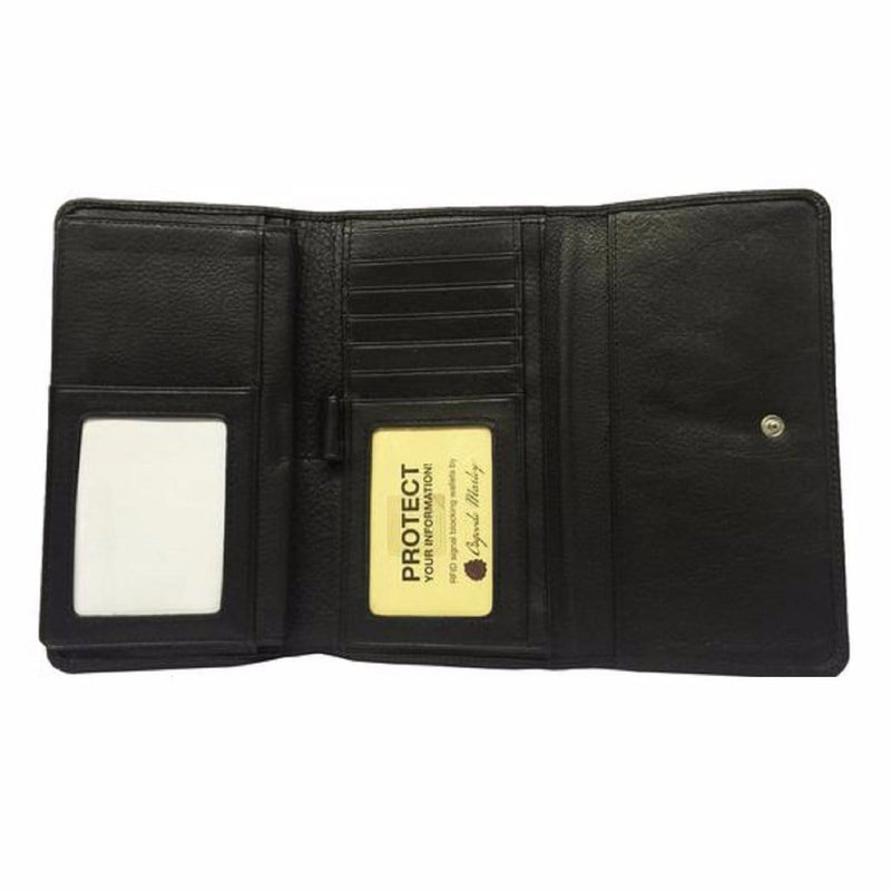 Osgoode Marley RFID Checkbook Wallet (1236) Handbags Black