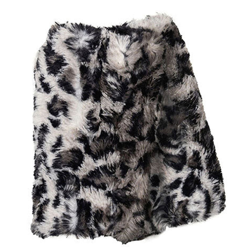 Pandemonium Faux Fur Fingerless Gloves Women's Clothing Savannah Cat/Grey (F882)