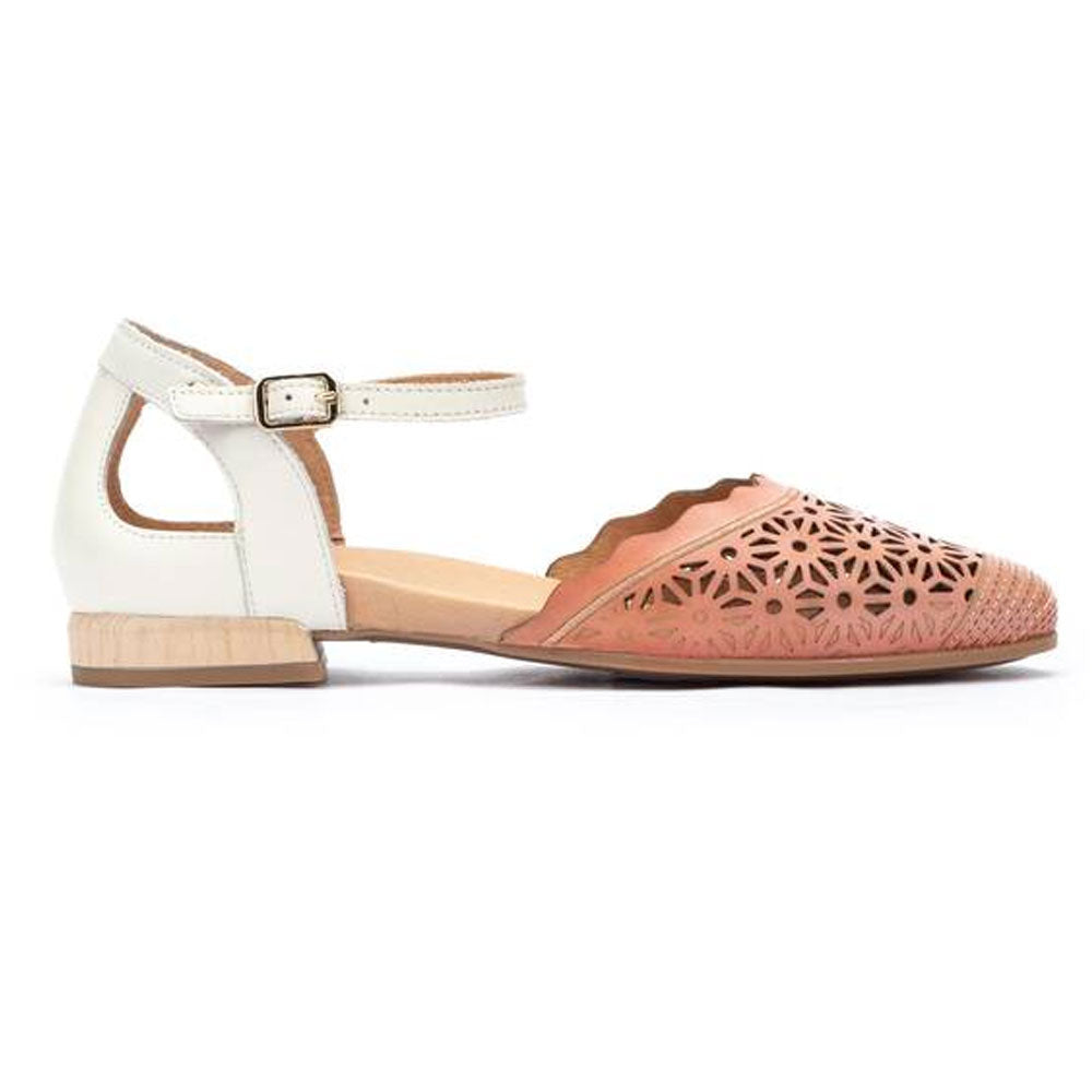 Pikolinos Benissa Close Toe Elegant Flat (W6Q-4799KRC1) Womens Shoes Melocoton