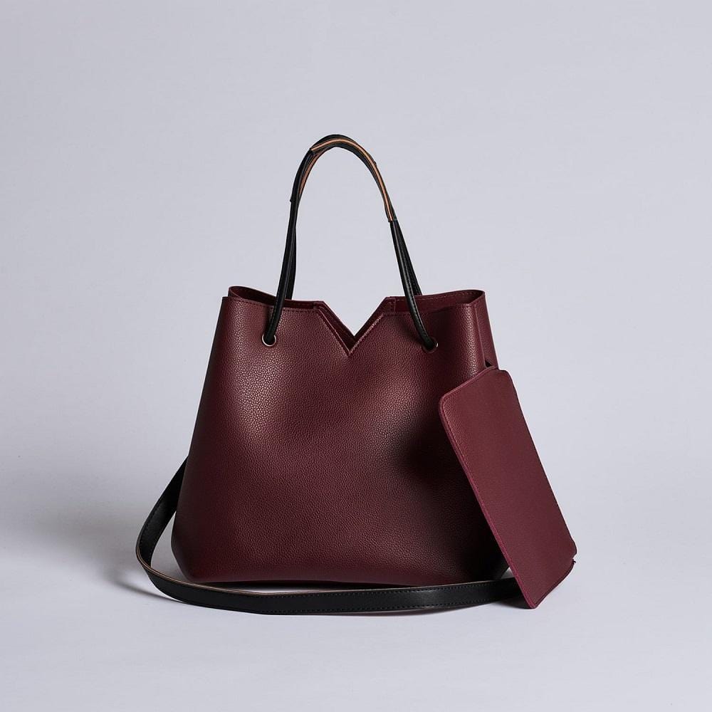 pixie mood Jasmine Marble Bag (P218-JAS) Handbags Burgundy