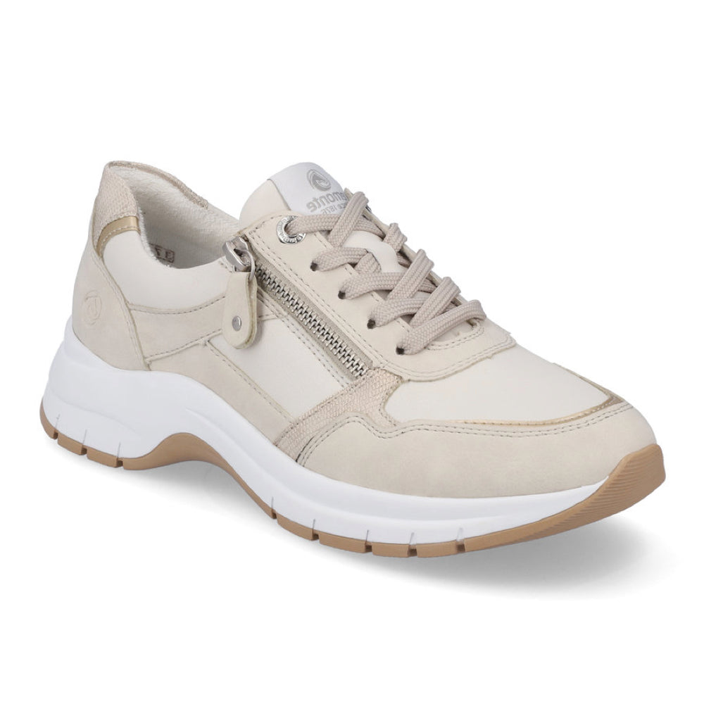 Remonte Darlin Sneaker (D0G02) Womens Shoes 60 Crema