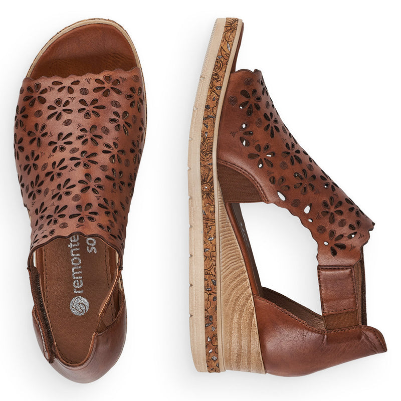 Remonte Jerilyn Ankle Strap Sandal (D3056) Womens Shoes 