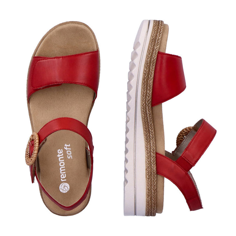 Remonte Jocelyn Strap Sandal (DOQ52) Womens Shoes 