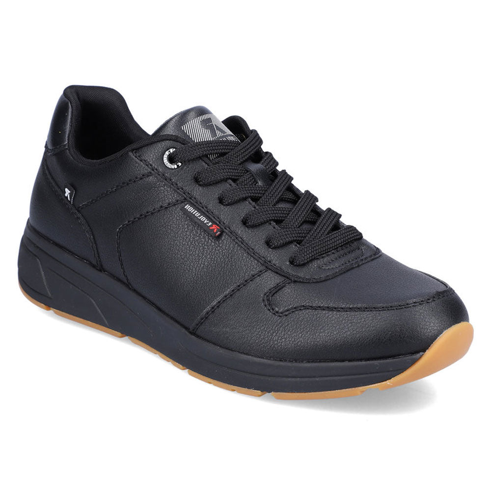 Revolution Leather Sneaker (07004) Mens Shoes 00 Black