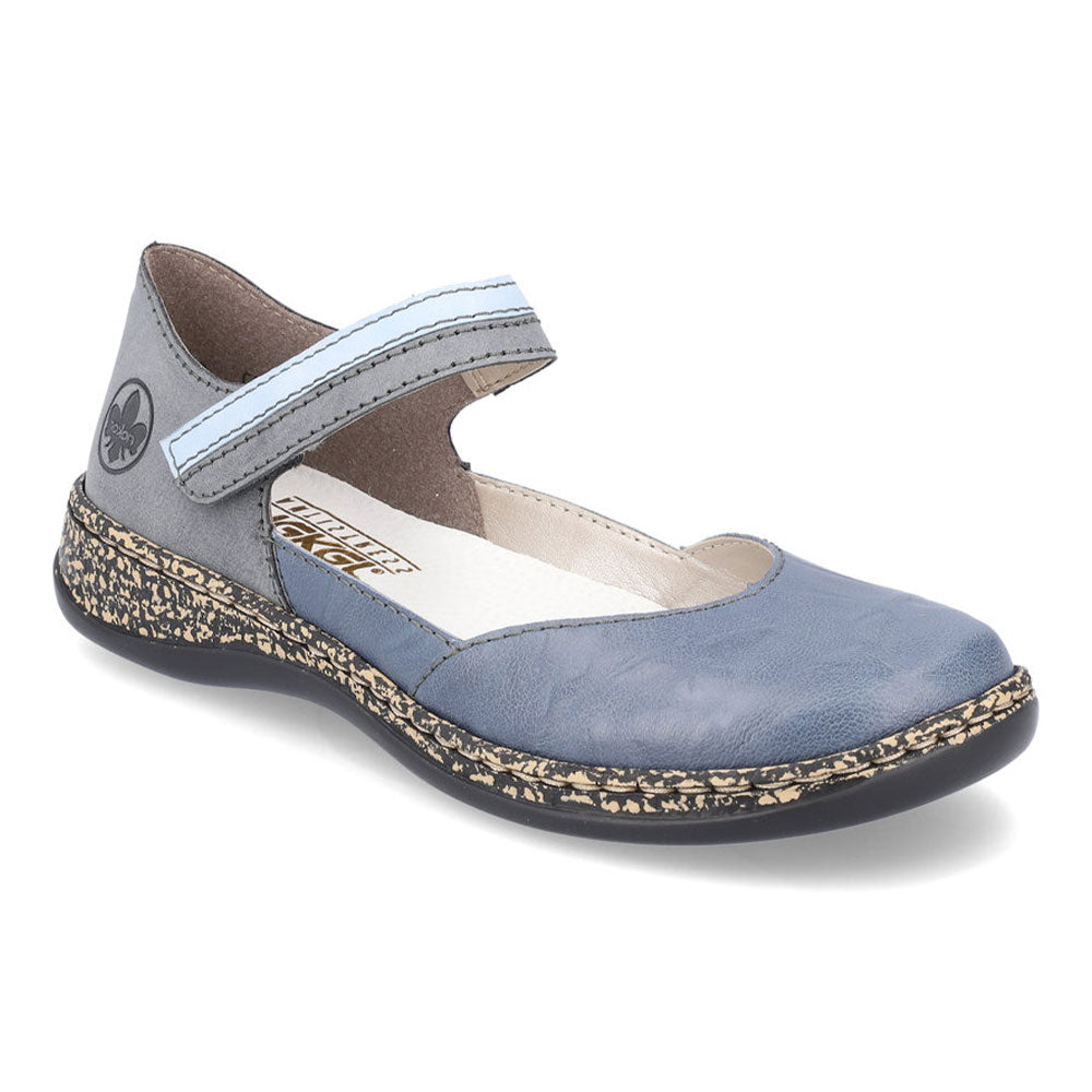 Rieker Daisy Casual Loafer (46336) Womens Shoes 12 Azur