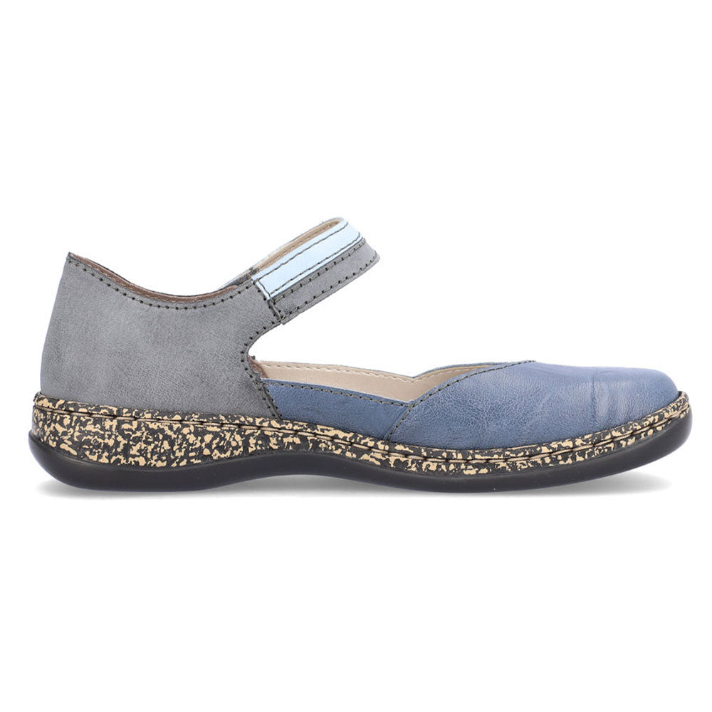 Rieker Daisy Casual Loafer (46336) Womens Shoes 12 Azur