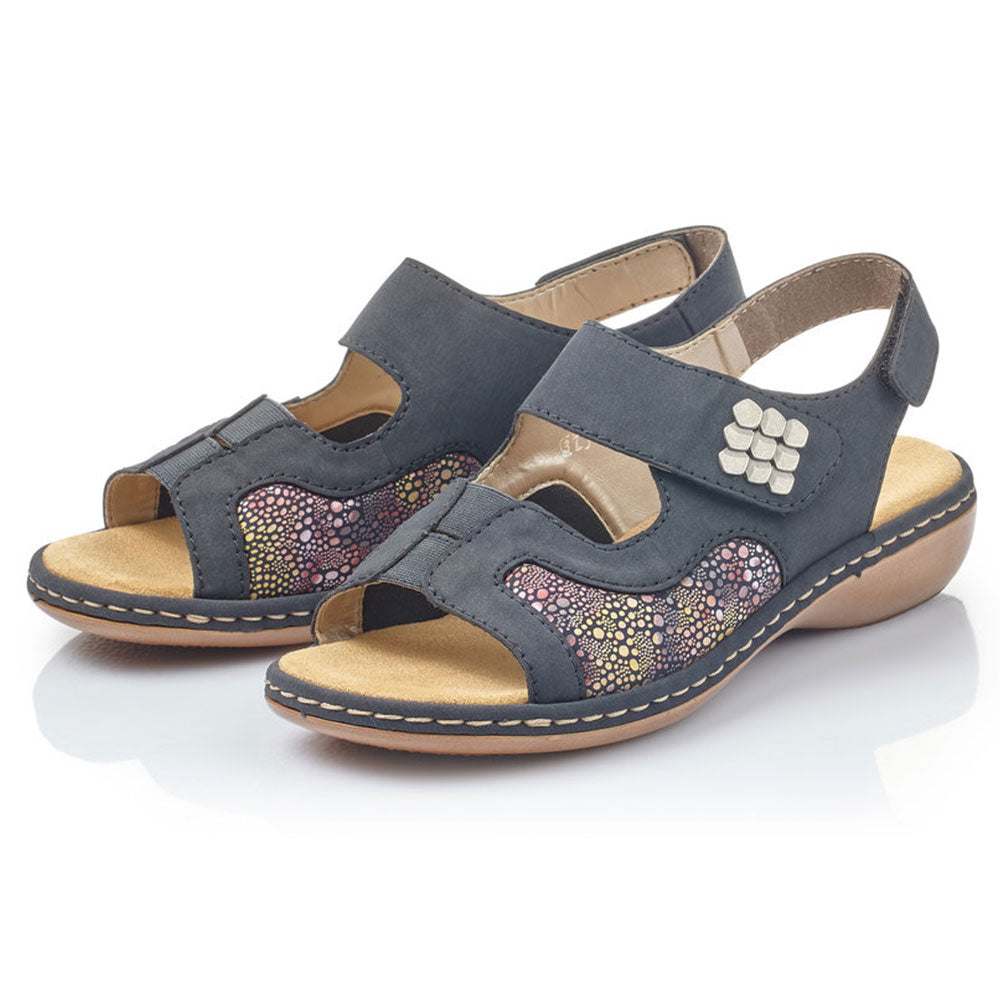 Rieker Sandal (65989) Women's Synthetic Summer Shoe | Simons Shoes
