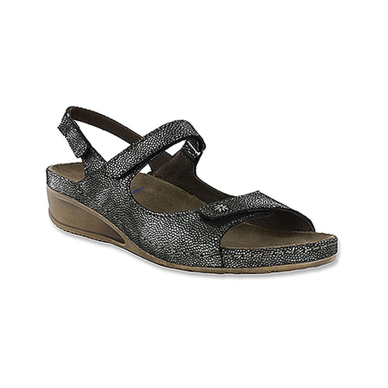 Wolky Tsunami Adjustable Sandal (0401) Womens Shoes 600 Black Caviar