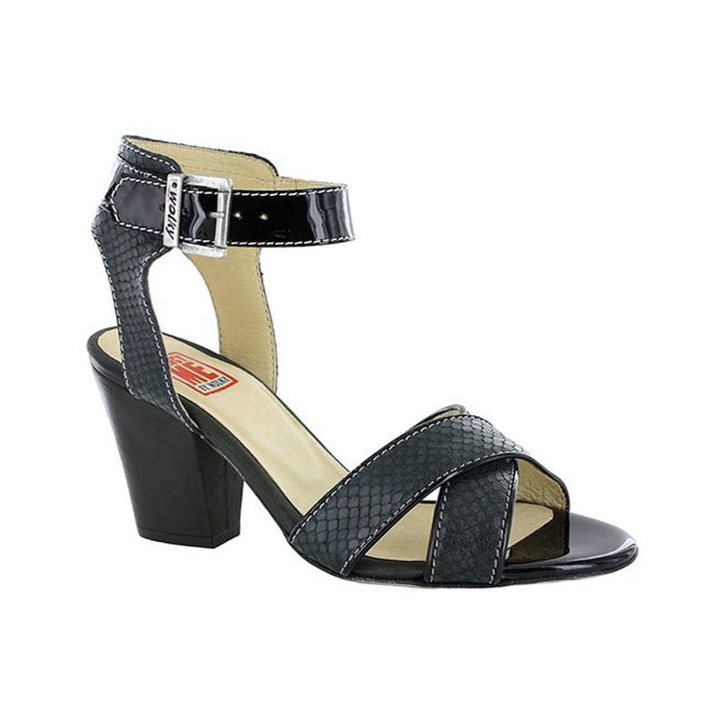 Wolky NYC Heeled Sandal Womens Shoes W-621 Anthracite